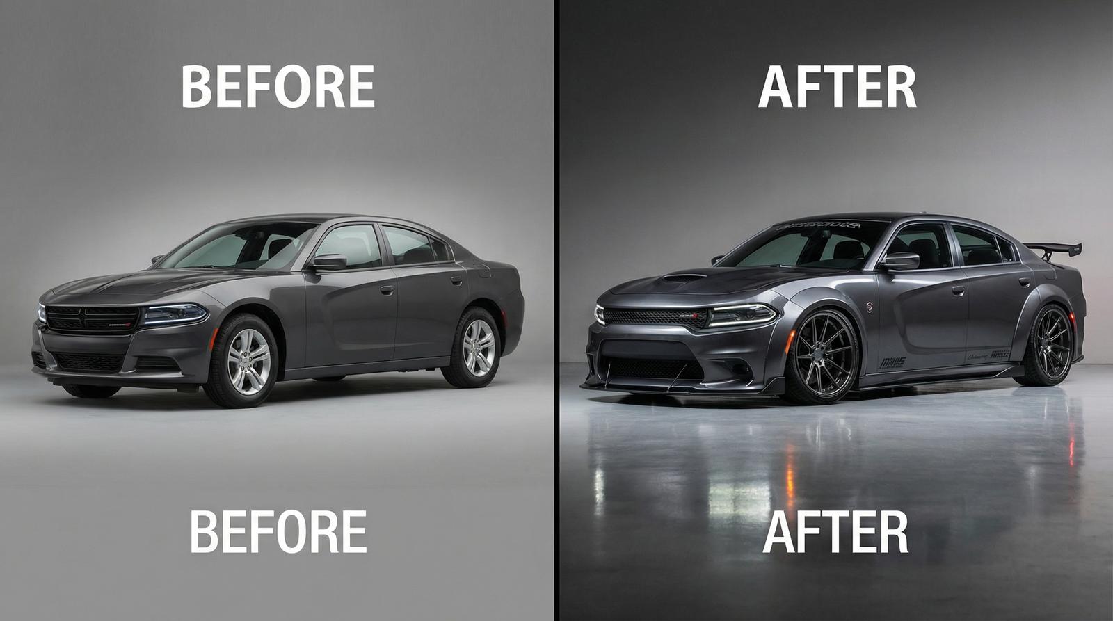 老司机改装视频-改装前后对比